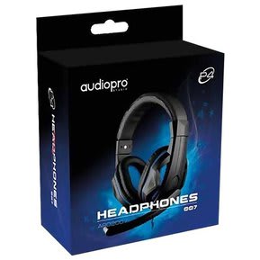 Audífonos Gamer Ps4 Consola Audiopro Negro-Azul2