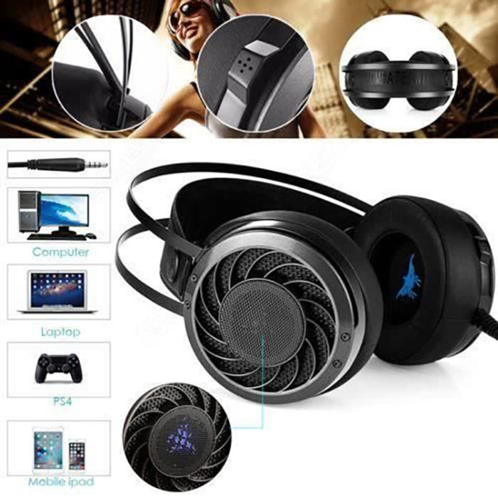 AUDIFONO GAMER MOD BAT PS4, PC 6