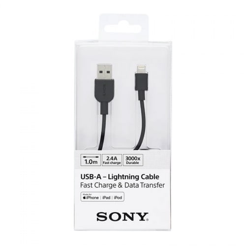 Sony Cable Lightning para Iphone USB SONY Negro 1M2