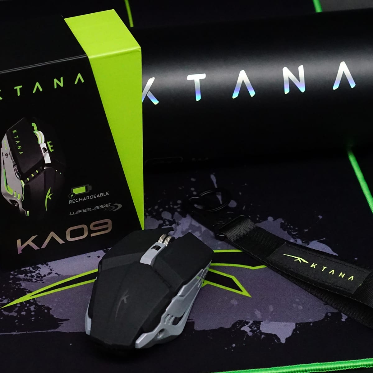 Kit Gamer Mouse + Pad Mouse + Llavero de Regalo Ktana4