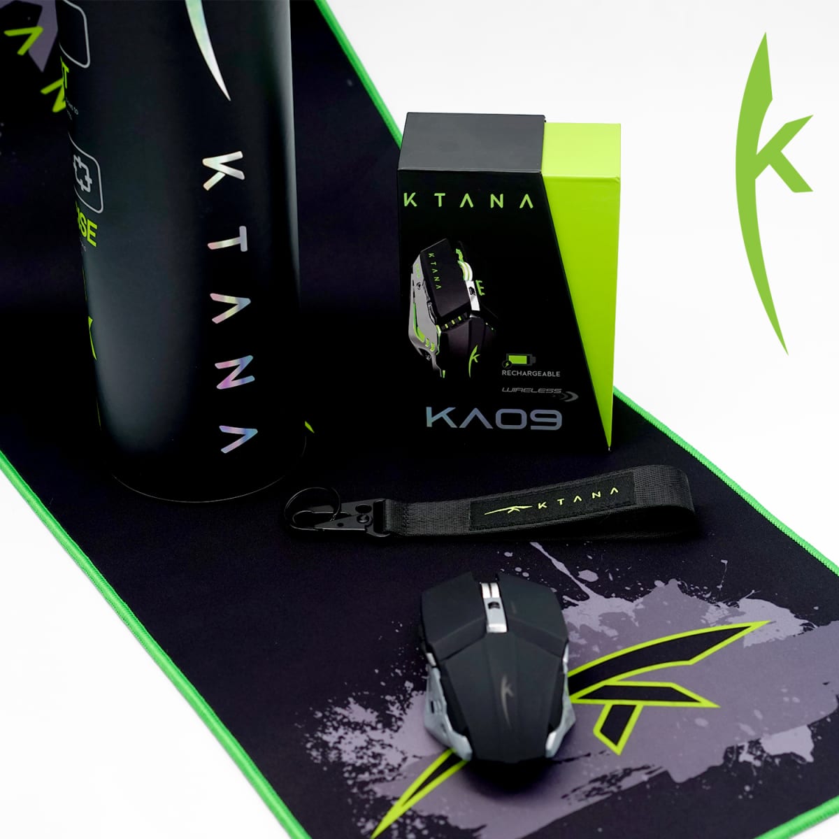 Kit Gamer Mouse + Pad Mouse + Llavero de Regalo Ktana2