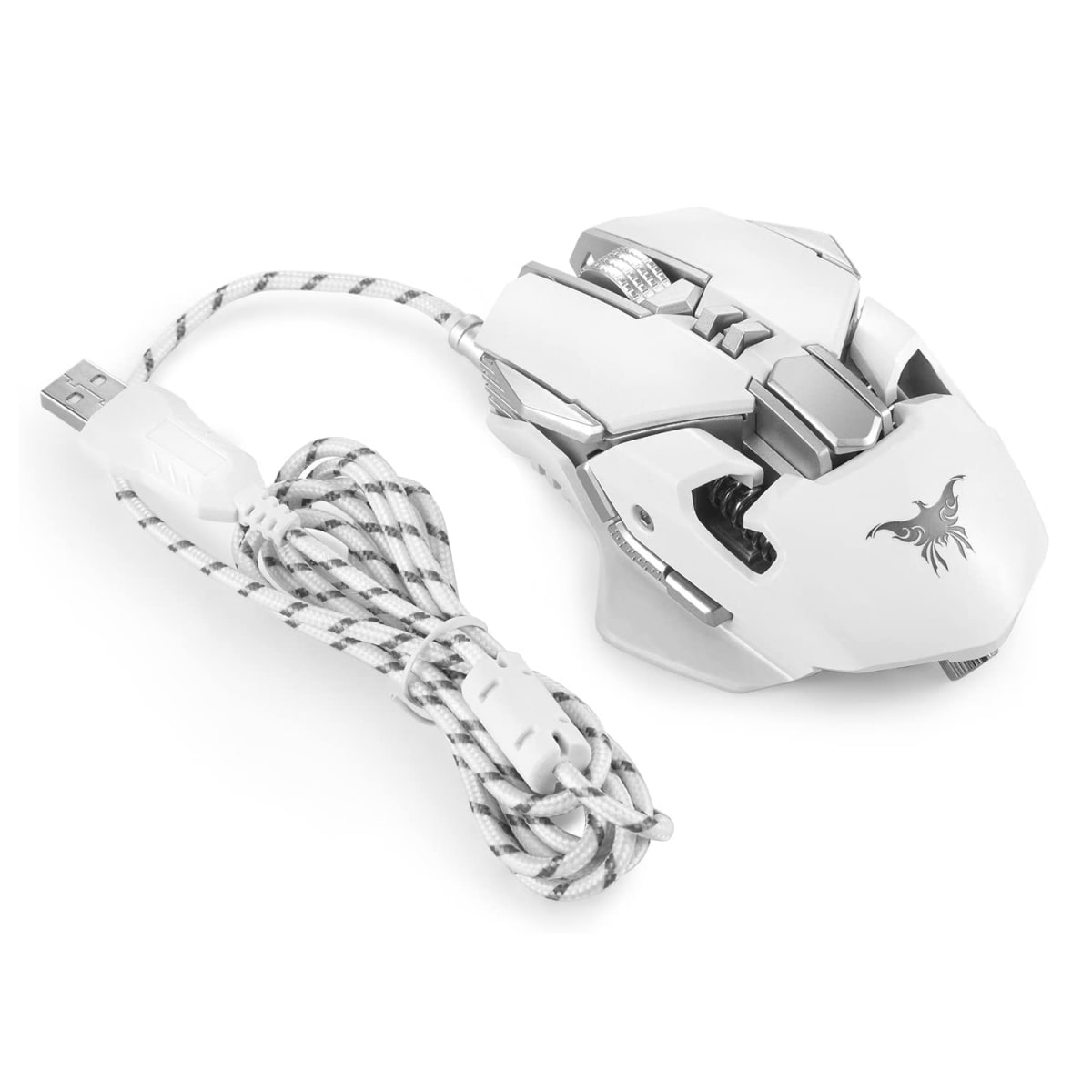 Mouse Gamer Profesional CW 50 Combatwing White4