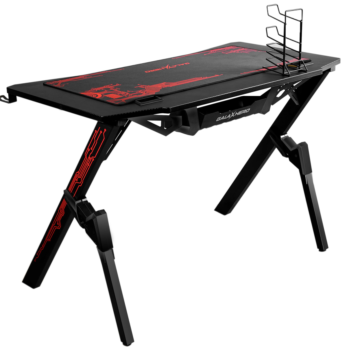 ESCRITORIO GAMER MULTIFUNCIONAL GALAXHERO COLOR NEGRO2