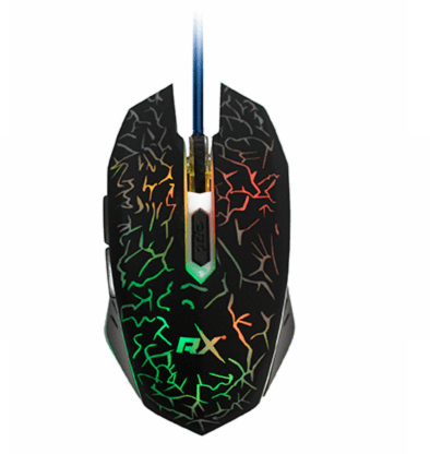 Mouse Gamer Pro Reptile Rx0007 Negro Retroiluminado4