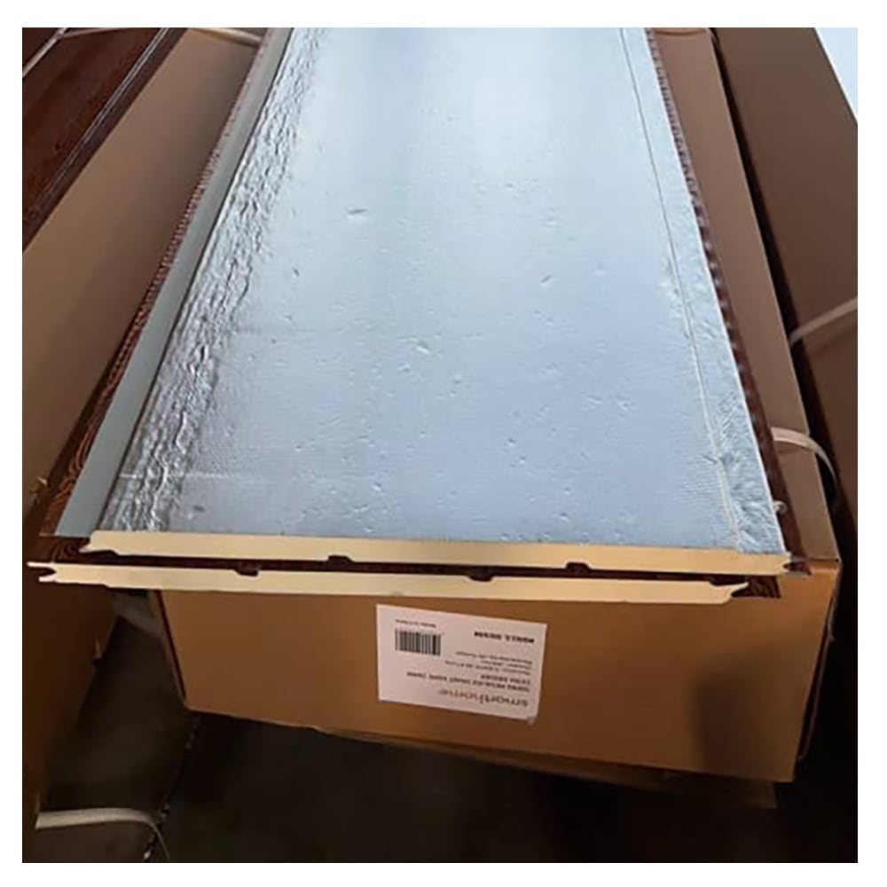 Kit 10 Planchas Siding Metal Extra Grosor 20 mm Color Alpino6