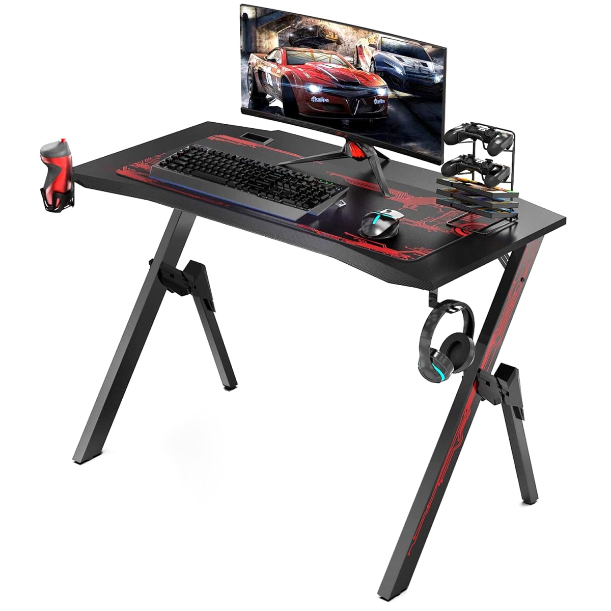 ESCRITORIO GAMER MULTIFUNCIONAL GALAXHERO COLOR NEGRO1