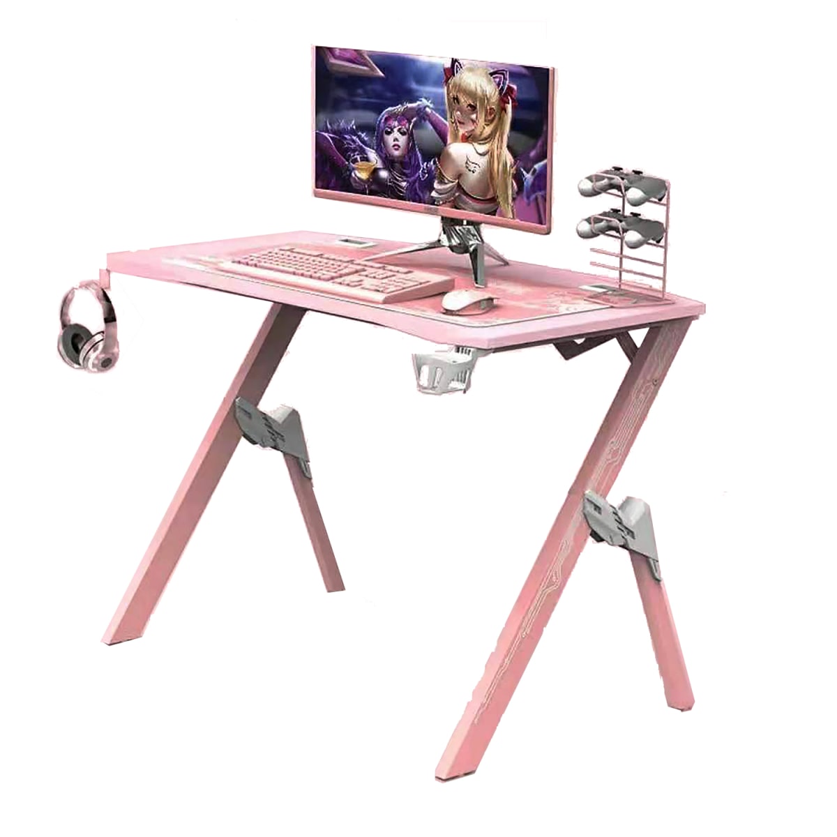 ESCRITORIO GAMER GALAXHERO COLOR Rosado1