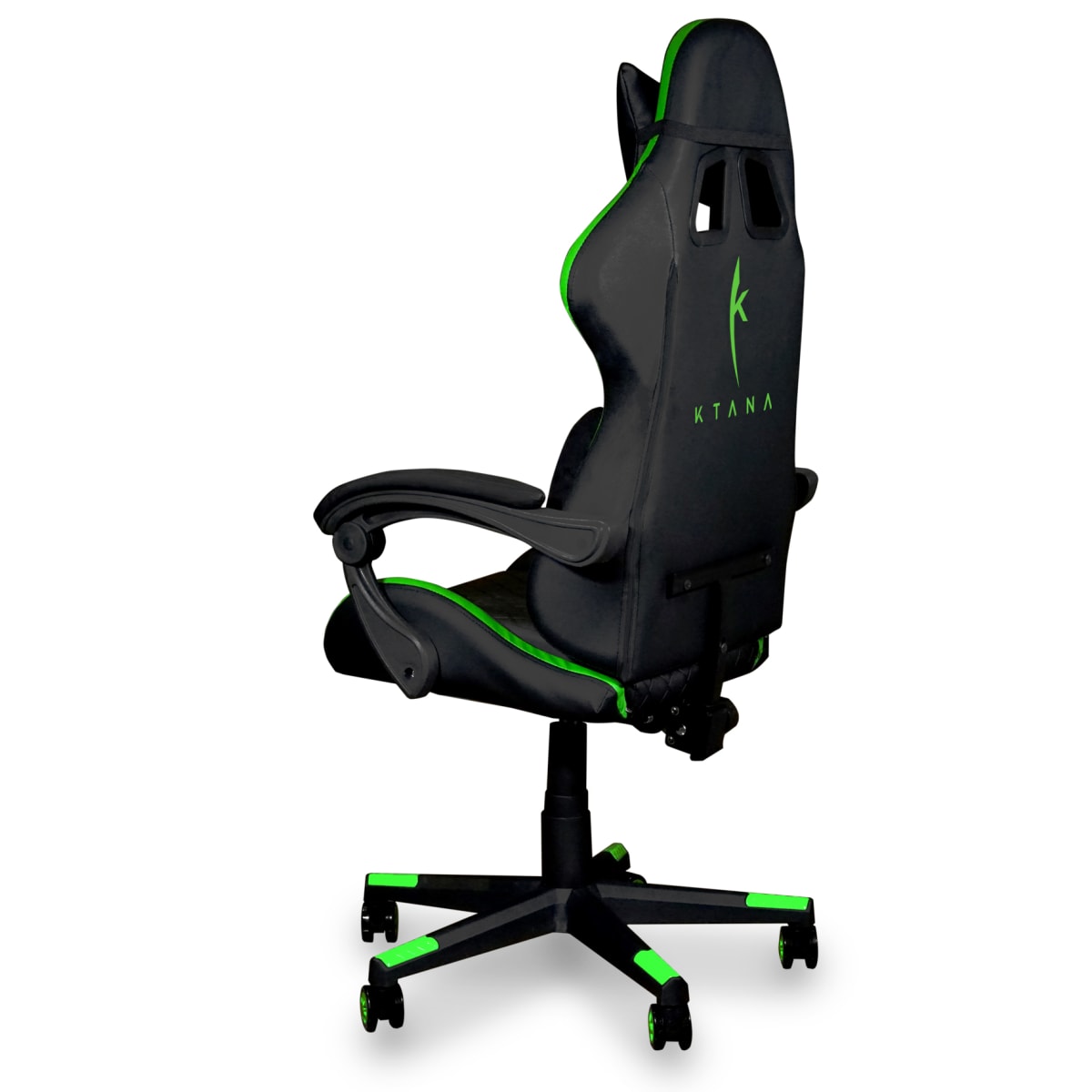 Silla Gamer modelo Ergo Prime Ktana Negra - Verde3