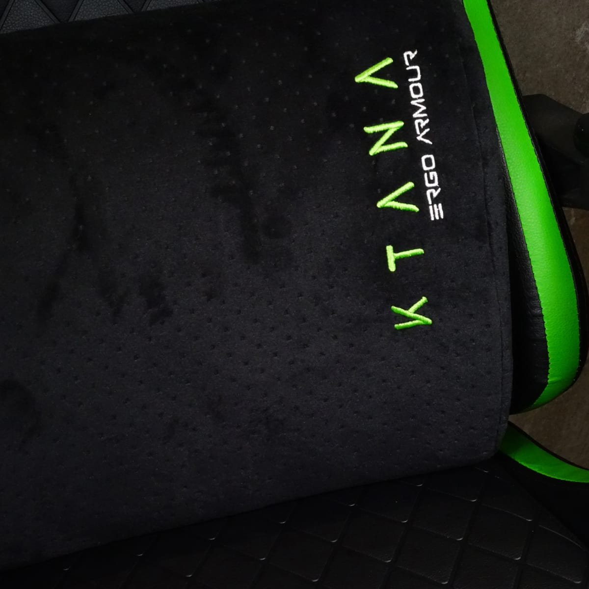 Silla Gamer modelo Ergo Prime Ktana Negra - Verde4
