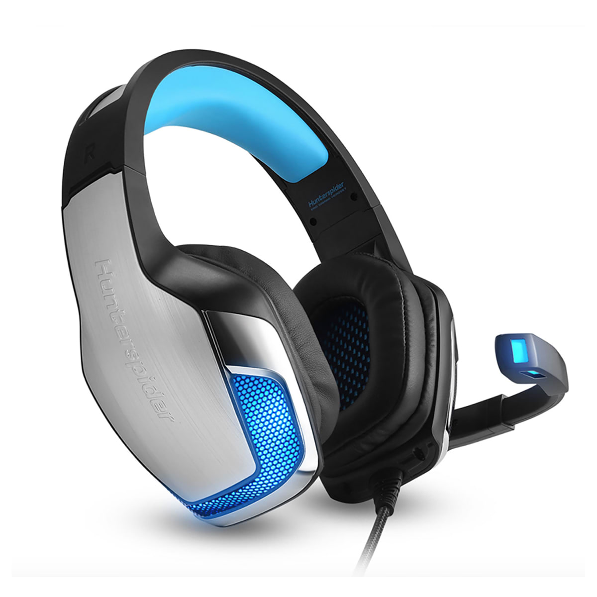 Audífono Gamer Profesional Kotion Each Negro-Azul3