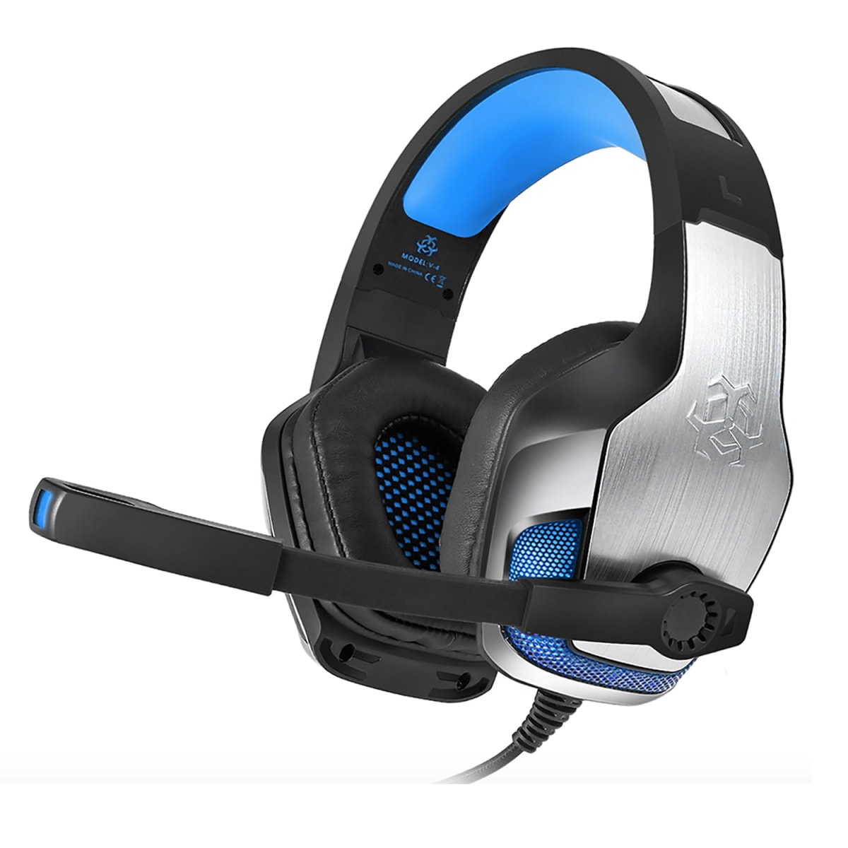 Audífono Gamer Profesional Kotion Each Negro-Azul1