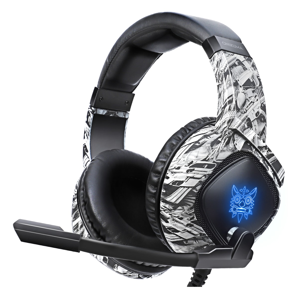 Audífonos Gamer para Ps4 Pc Xbox One Onikuma K19 Diseño1