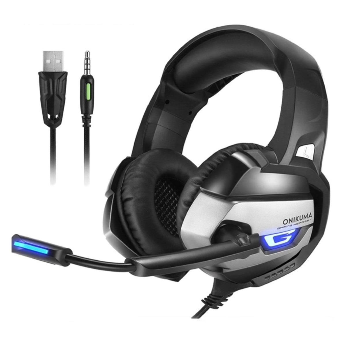 Audífono GAMER PROF Xbox One, PS4, PC ONIKUMA K51
