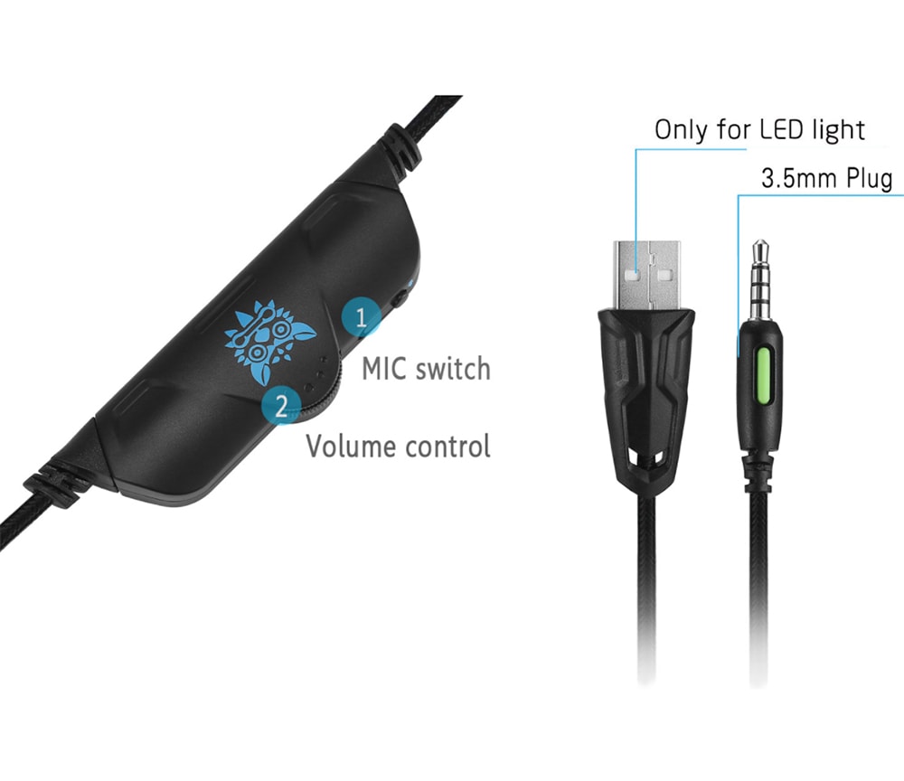 Audífono GAMER PROF Xbox One, PS4, PC ONIKUMA K53