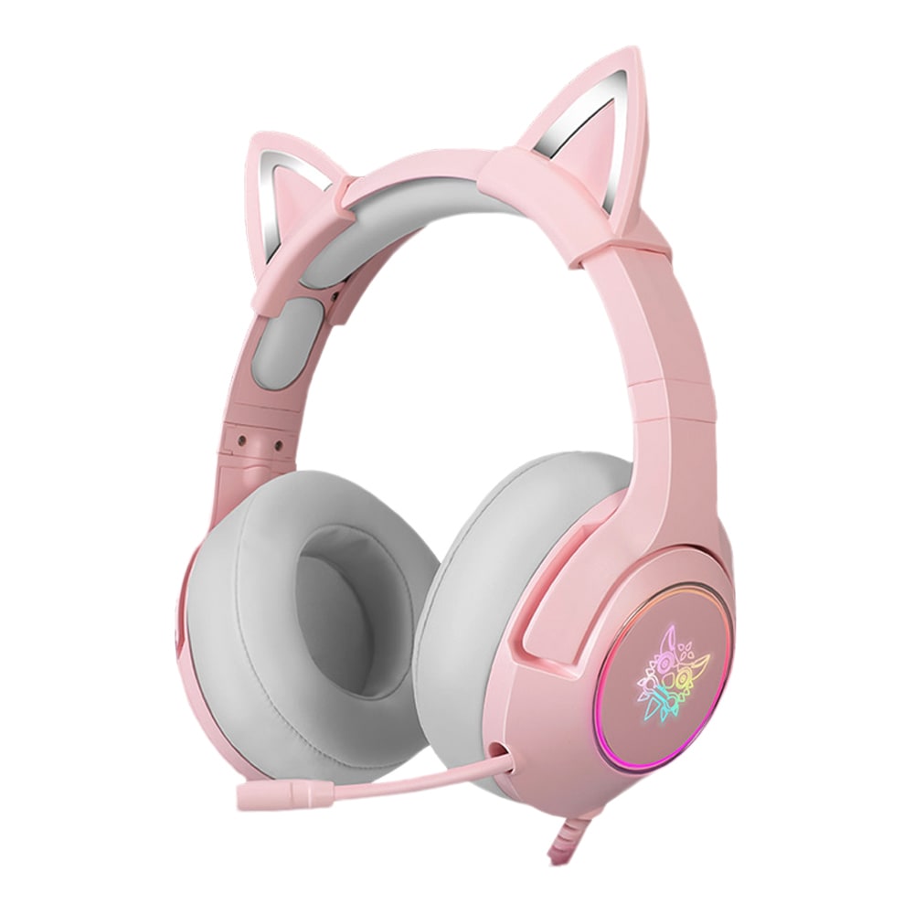 AUDIFONO GAMER MUJER ONIKUMA ROSADO K91