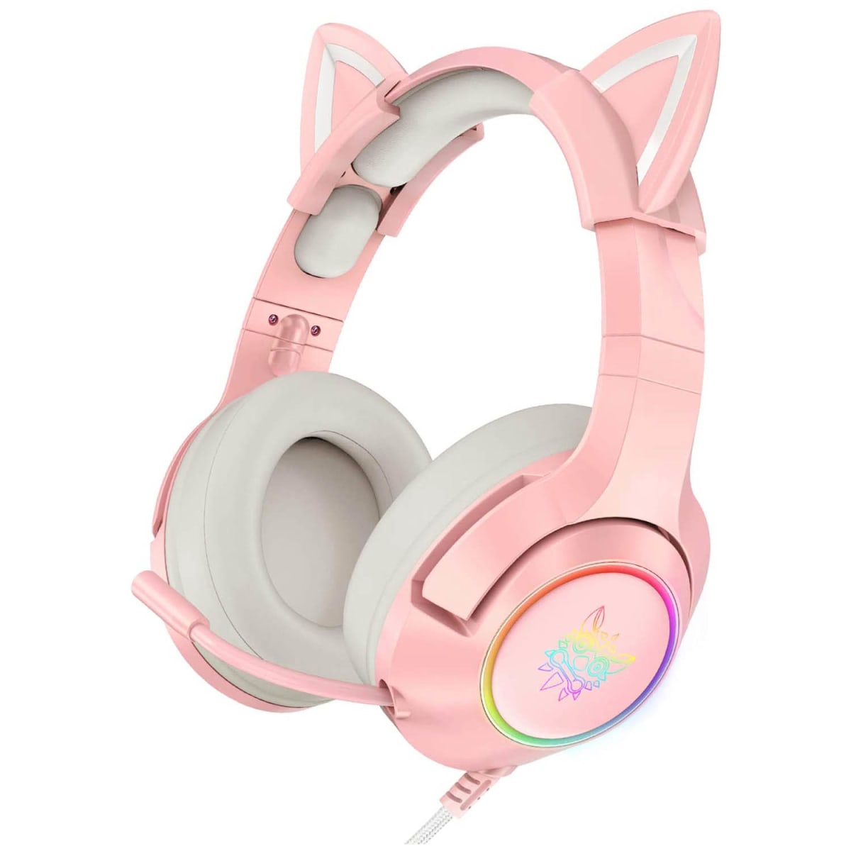 AUDIFONO GAMER MUJER ONIKUMA ROSADO K92