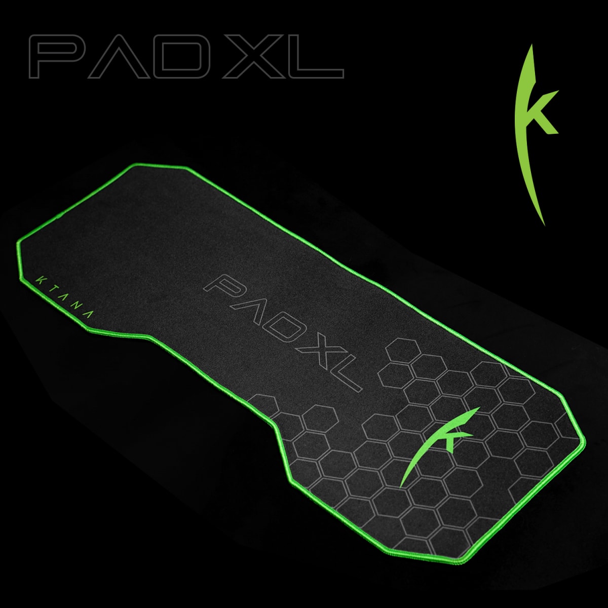 Mouse Pad Gamer Profesional 80x30 Cms Ktana Negro2