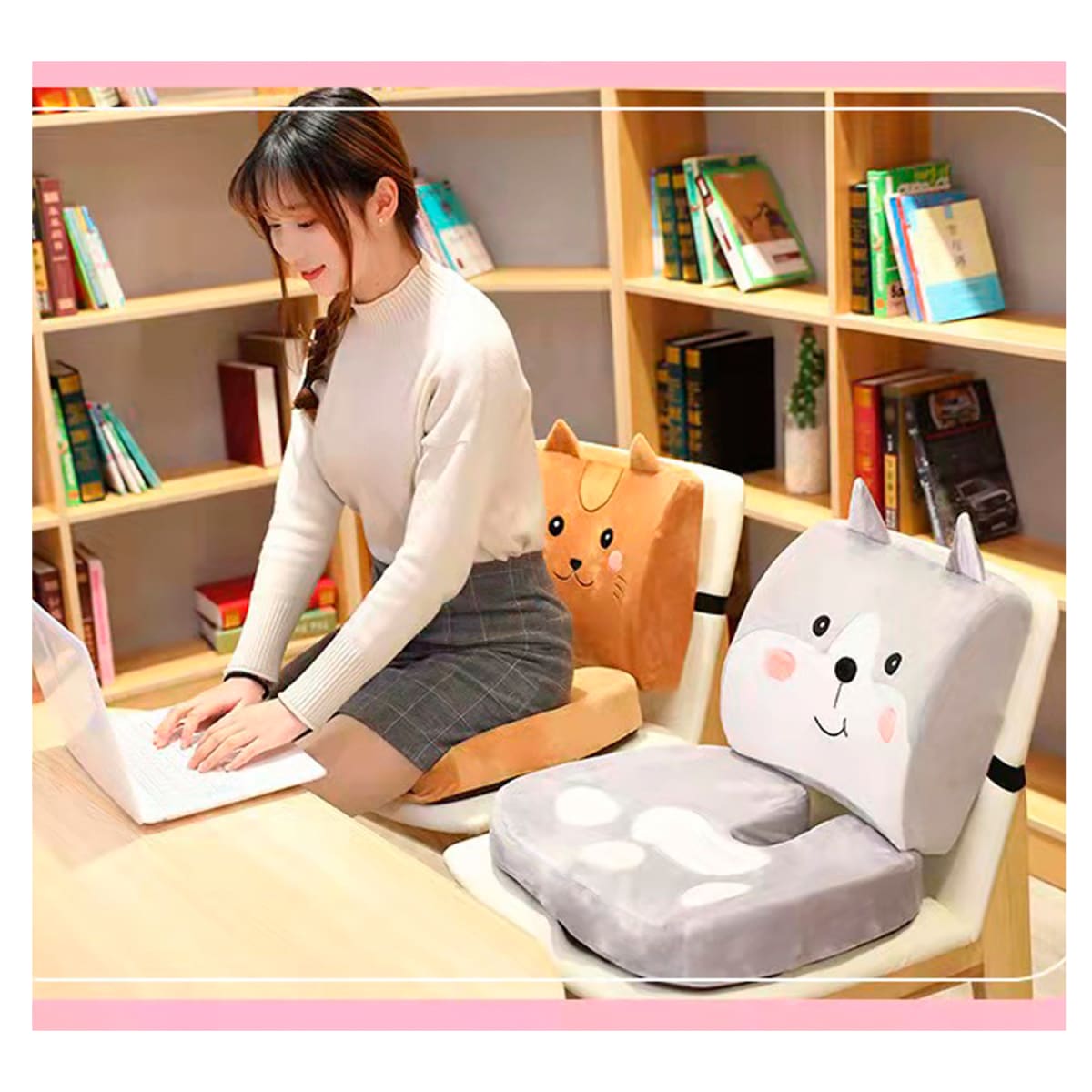 Kit Cojines Ergonómicos Ktana Infantil Gris4