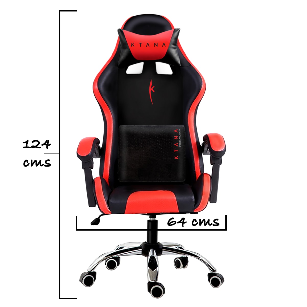 Silla Gamer Ergo Ultra Ktana Rosado-Gris Cojín Ergo Armour de Regalo4