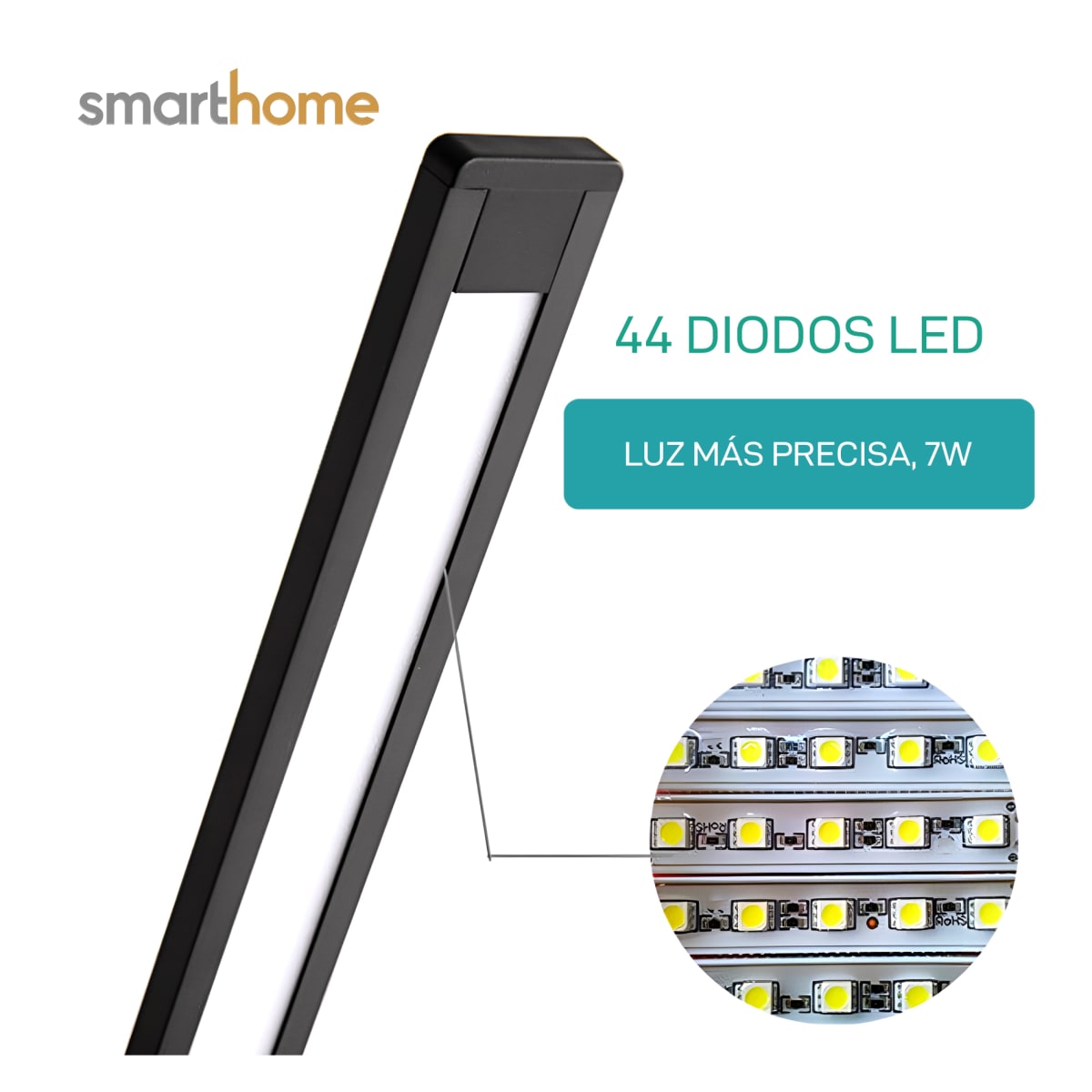 Lámpara Led de Aluminio Recargable6