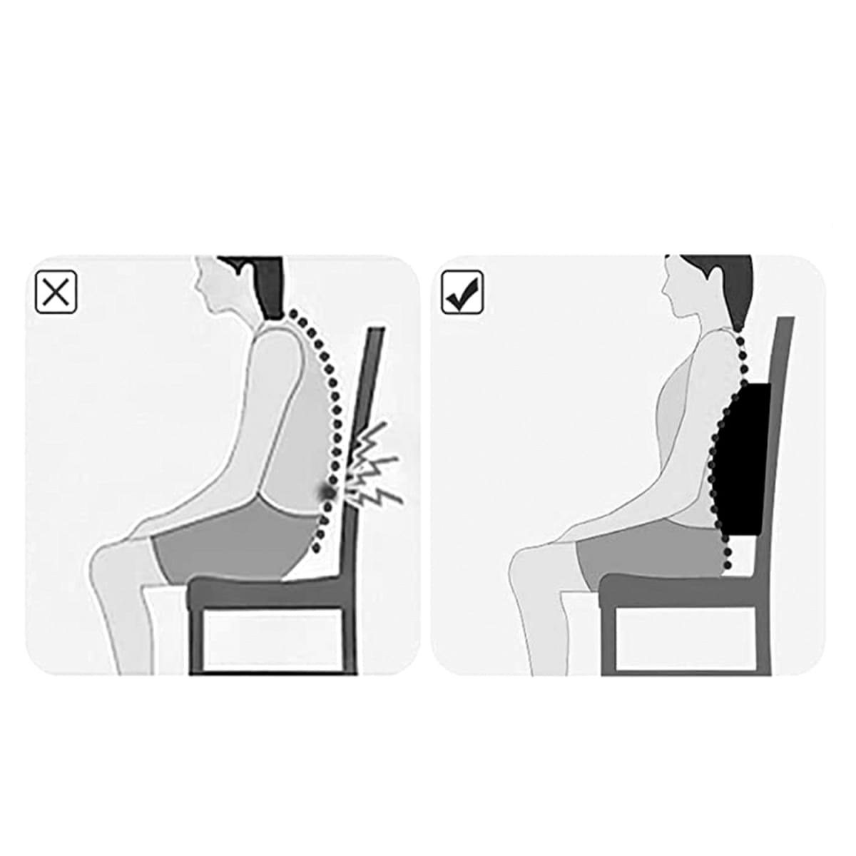 Cojín Lumbar Infantil Gris Diseño Ktana4
