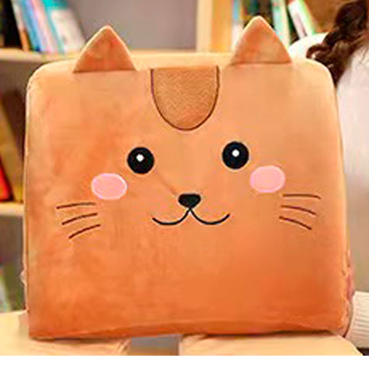 Cojín Lumbar Infantil Café diseño Ktana2