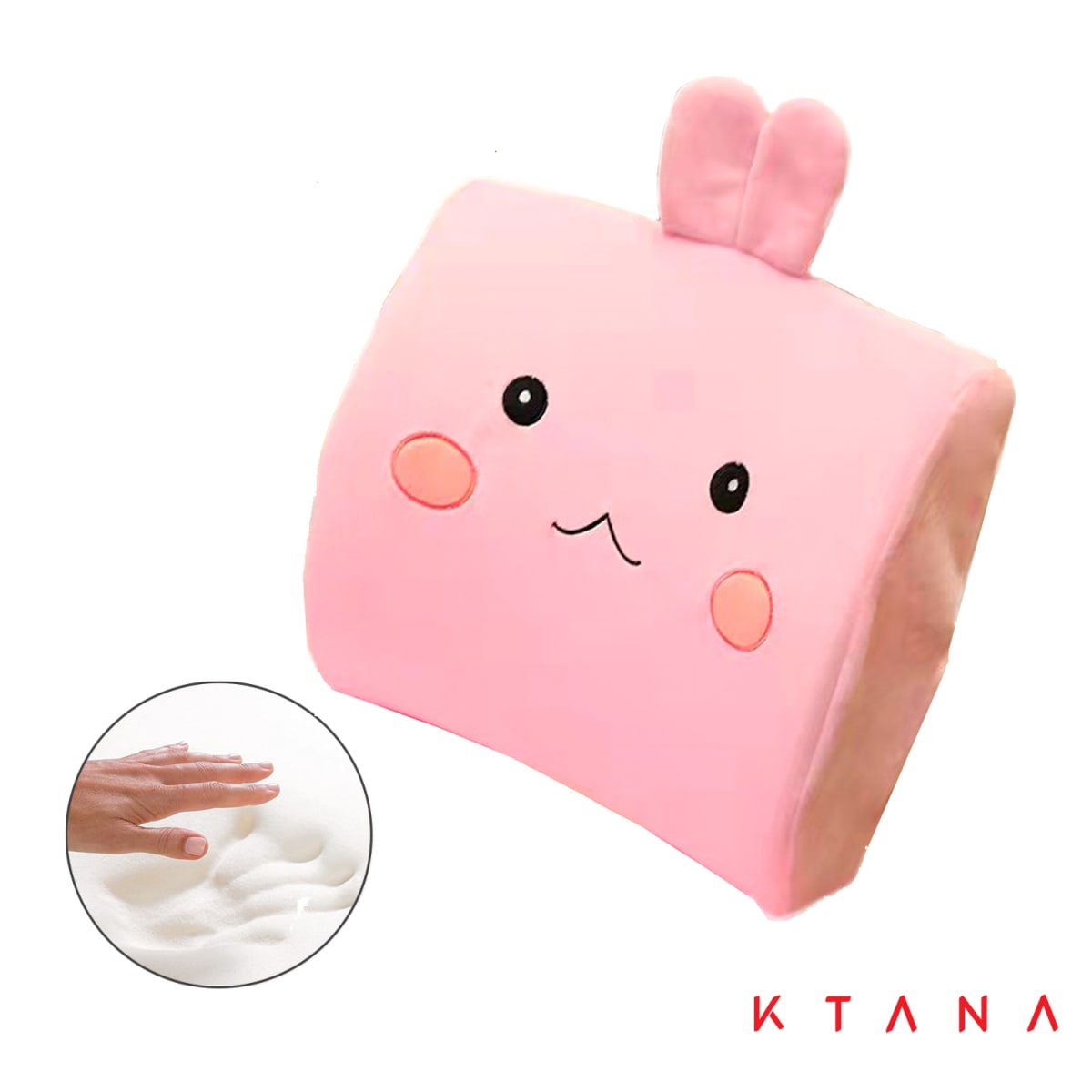 Cojín lumbar Infantil Rosa Diseño Ktana4