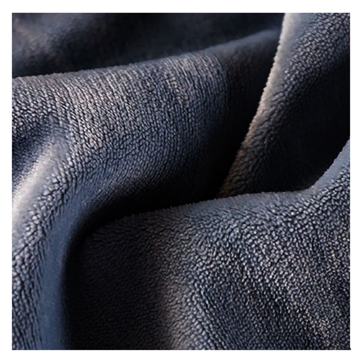 Manta Frazada Térmica Doble Capa Felpa larga Suave Grafito 120x200 cms4