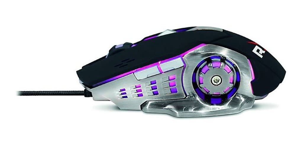 Mouse Gamer Reptile Rx0005 Negro DPI/800/1200/1600/2400/32003