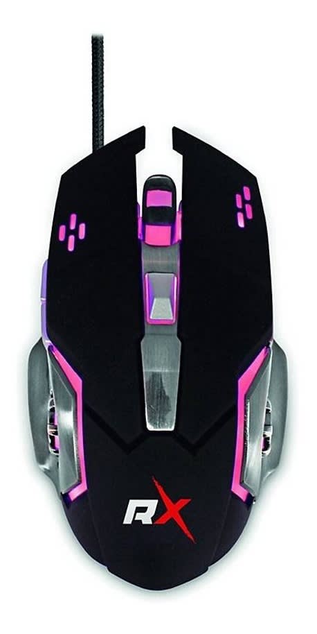Mouse Gamer Reptile Rx0005 Negro DPI/800/1200/1600/2400/32002