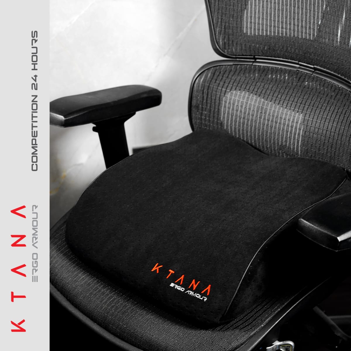 Cojín Ergonómico Memory Foam Gamer Ktana Negro5
