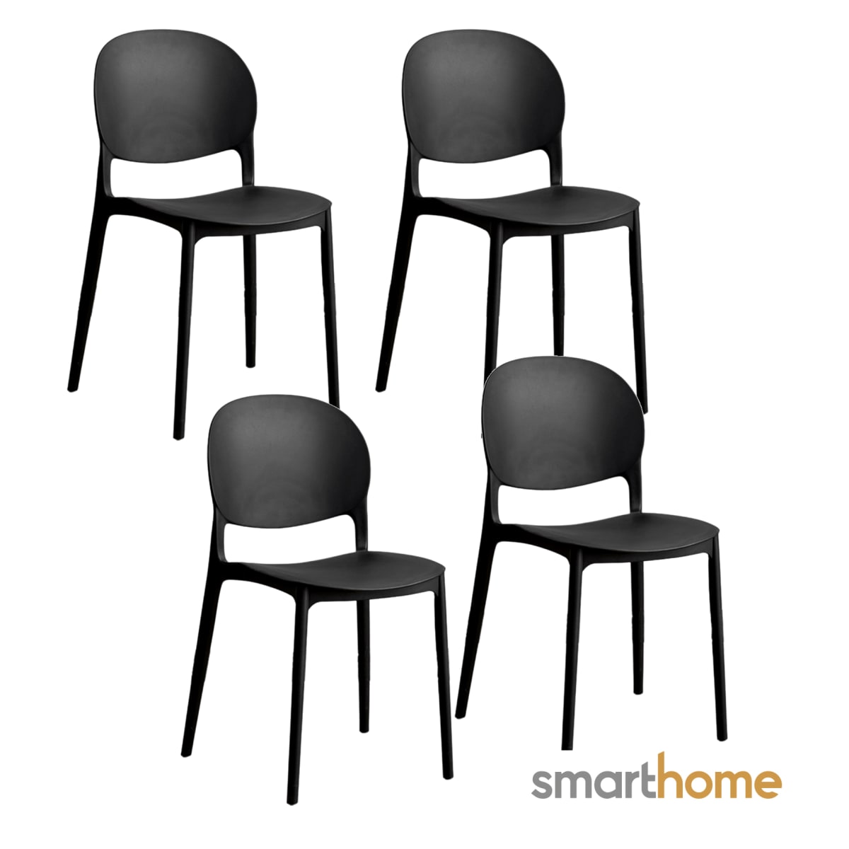 Pack de 4 Sillas Terraza Chaise Smarthome1