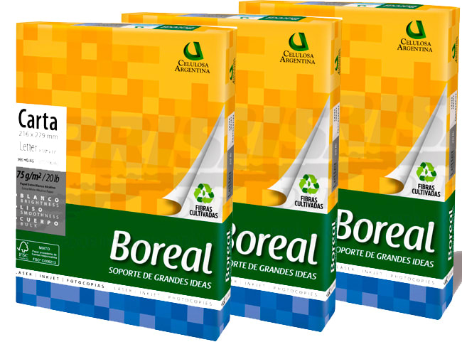 Pack de Resmas de Papel Extra Blanco Carta 1