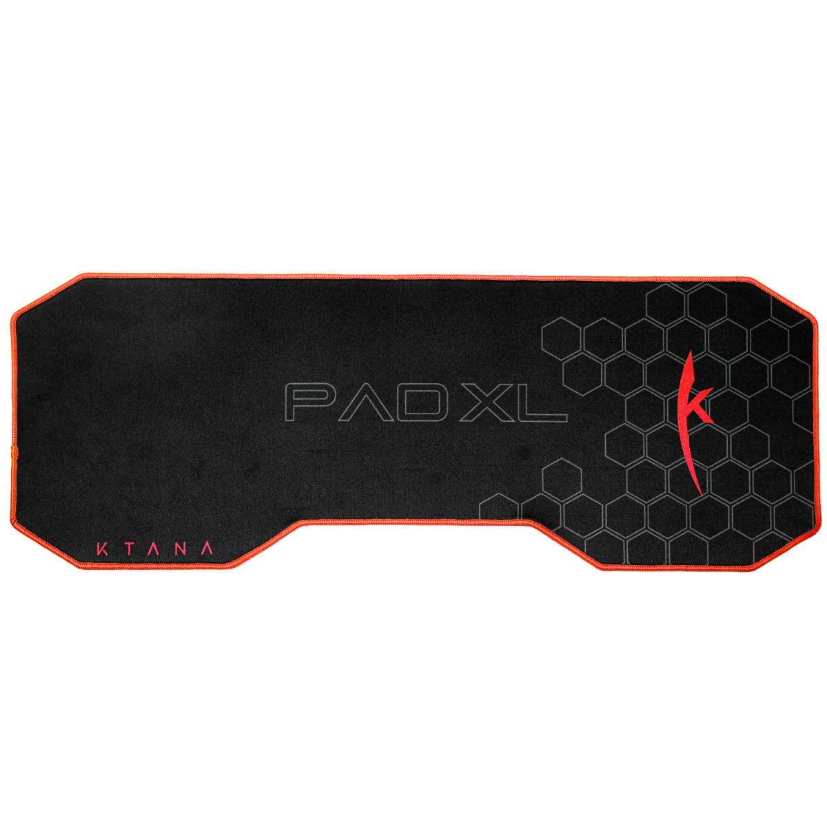 Mouse Pad Gamer Profesional Negro-Rojo 80x30 Cms Ktana3