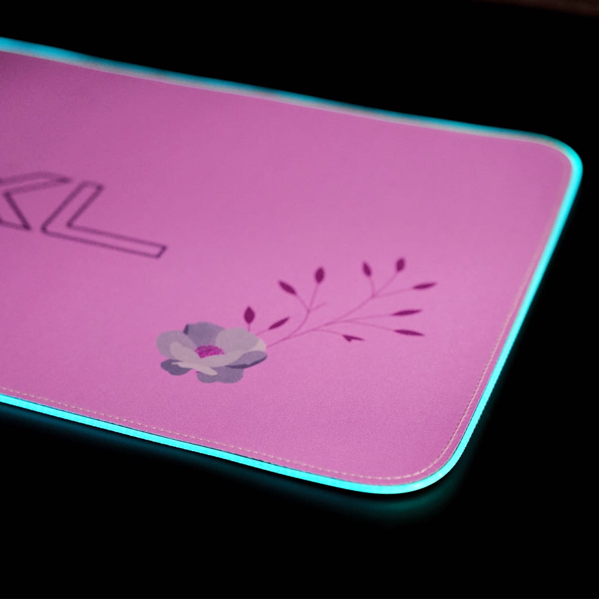 MOUSE PAD LED GAMER PROFESIONAL ROSADO 80X30 CMS KTANA4