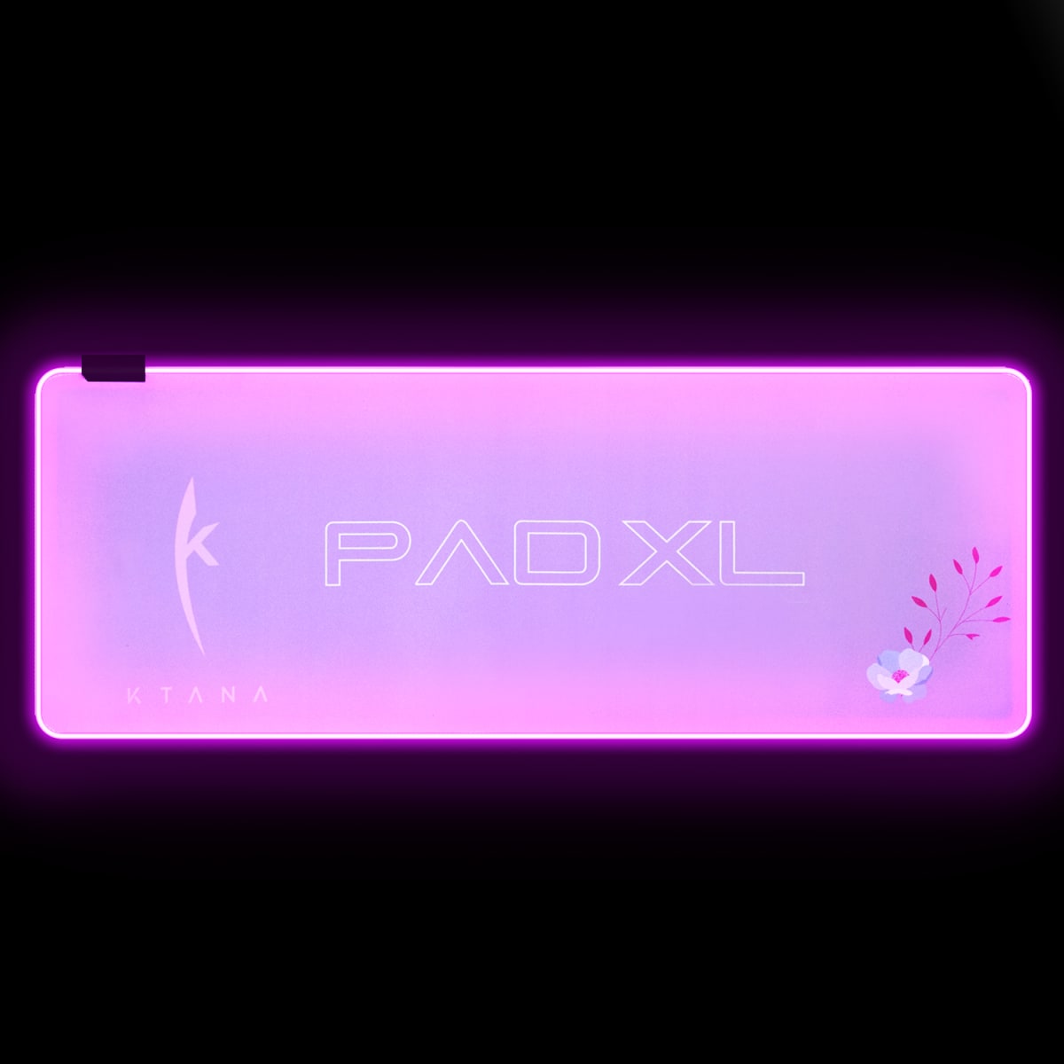 MOUSE PAD LED GAMER PROFESIONAL LILA 80X30 CMS KTANA4