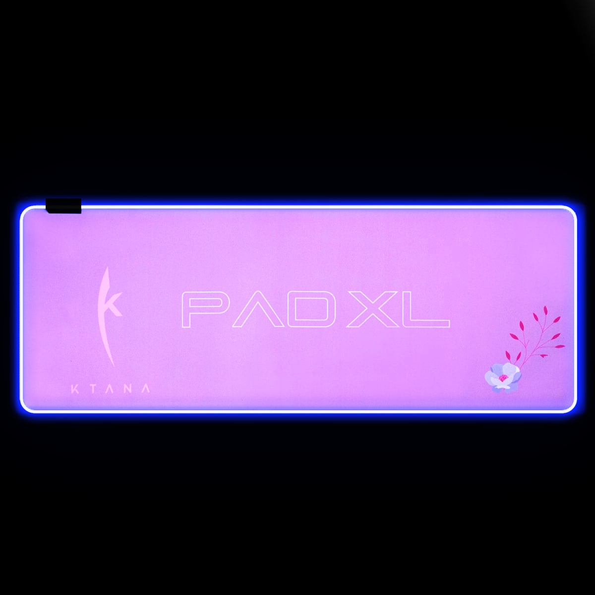 MOUSE PAD LED GAMER PROFESIONAL LILA 80X30 CMS KTANA6