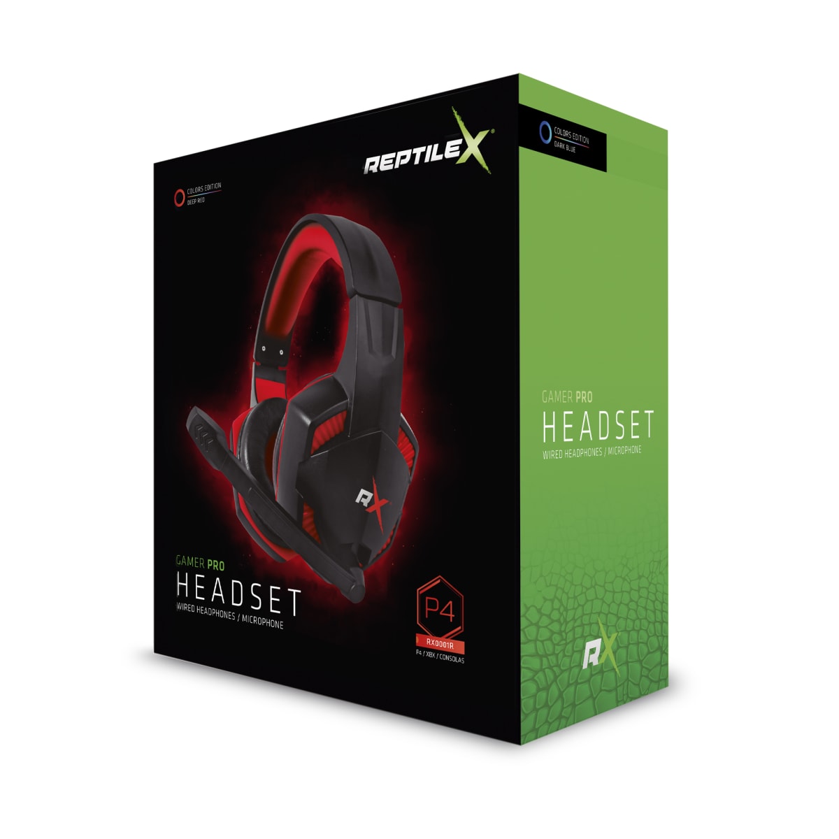 Audífono + Micrófono / Gamer Pro P4 Y Consolas Reptile Rx00013