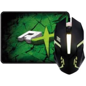 KIT Mouse Pad Gamer y Mouse Gamer Pro Reptilex1