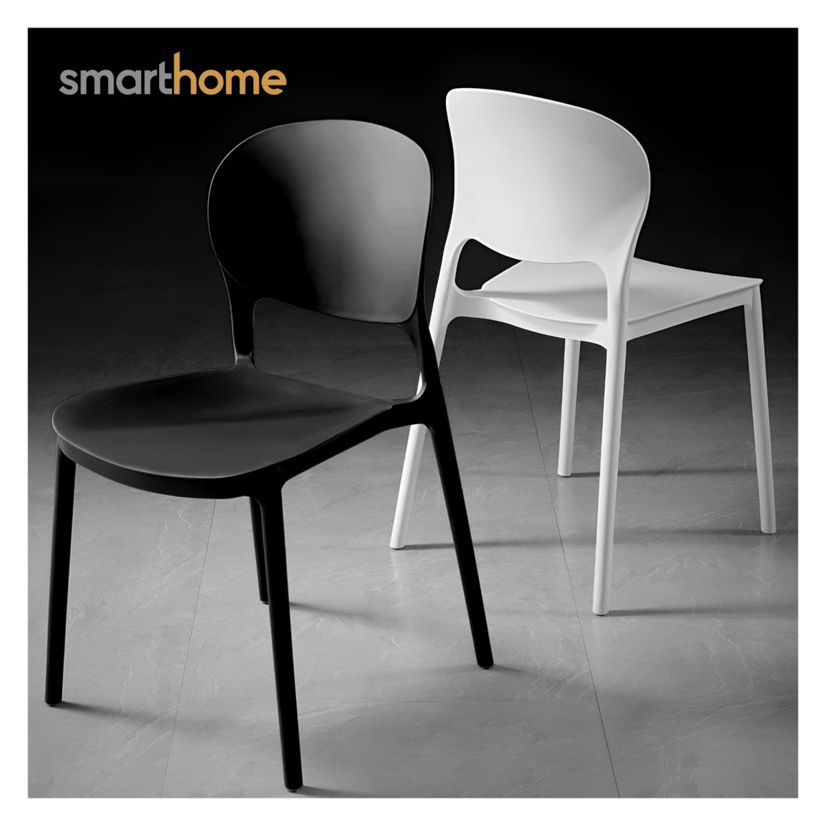 Pack de 4 Sillas Terraza Chaise Smarthome6
