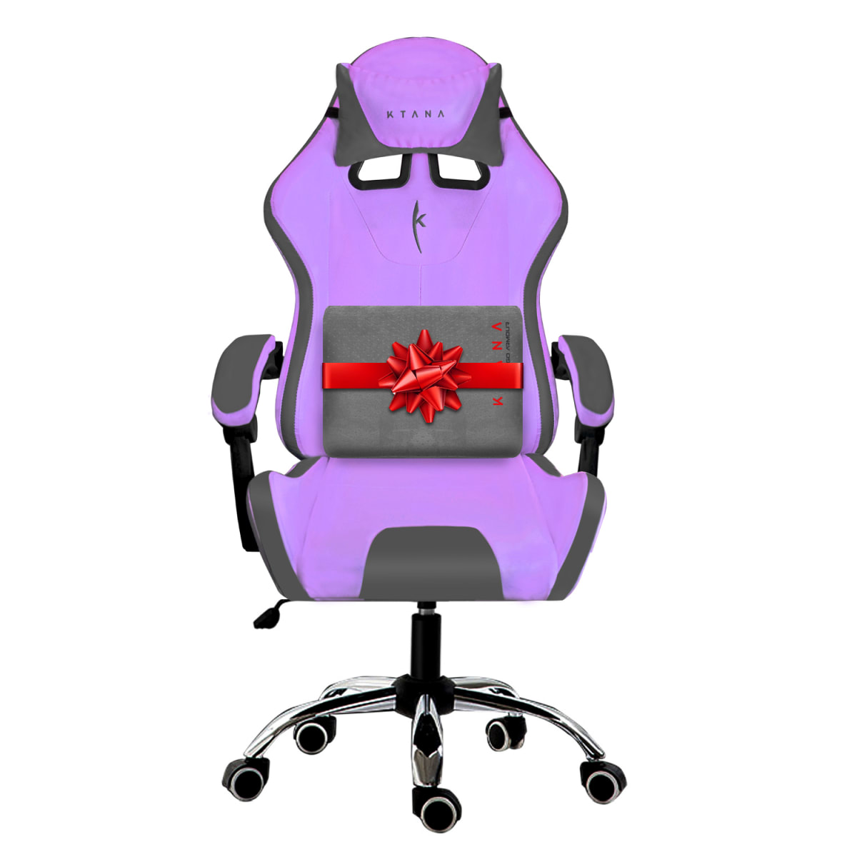 Silla Gamer Ktana Modelo Ergo Ultra Morado-Gris1