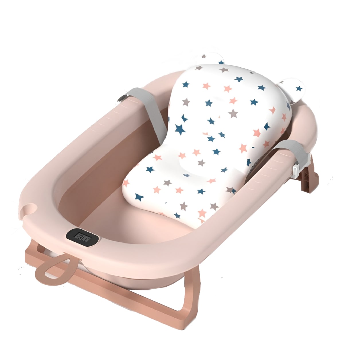 Bañera Plegable Smarthome con Termómetro Rosa3