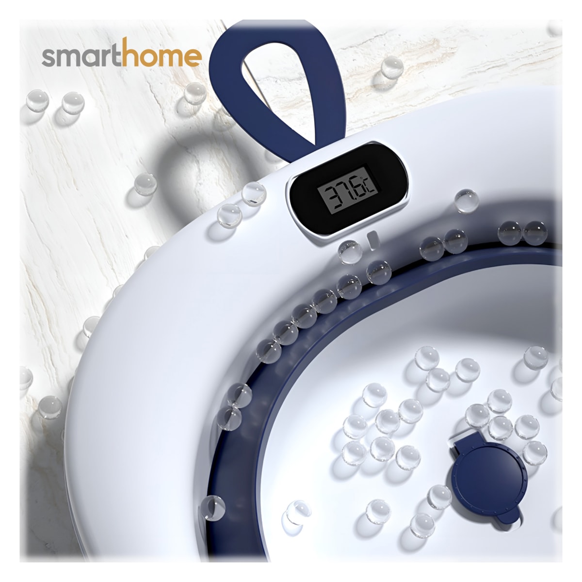 Bañera Plegable Smarthome con Termómetro Rosa8