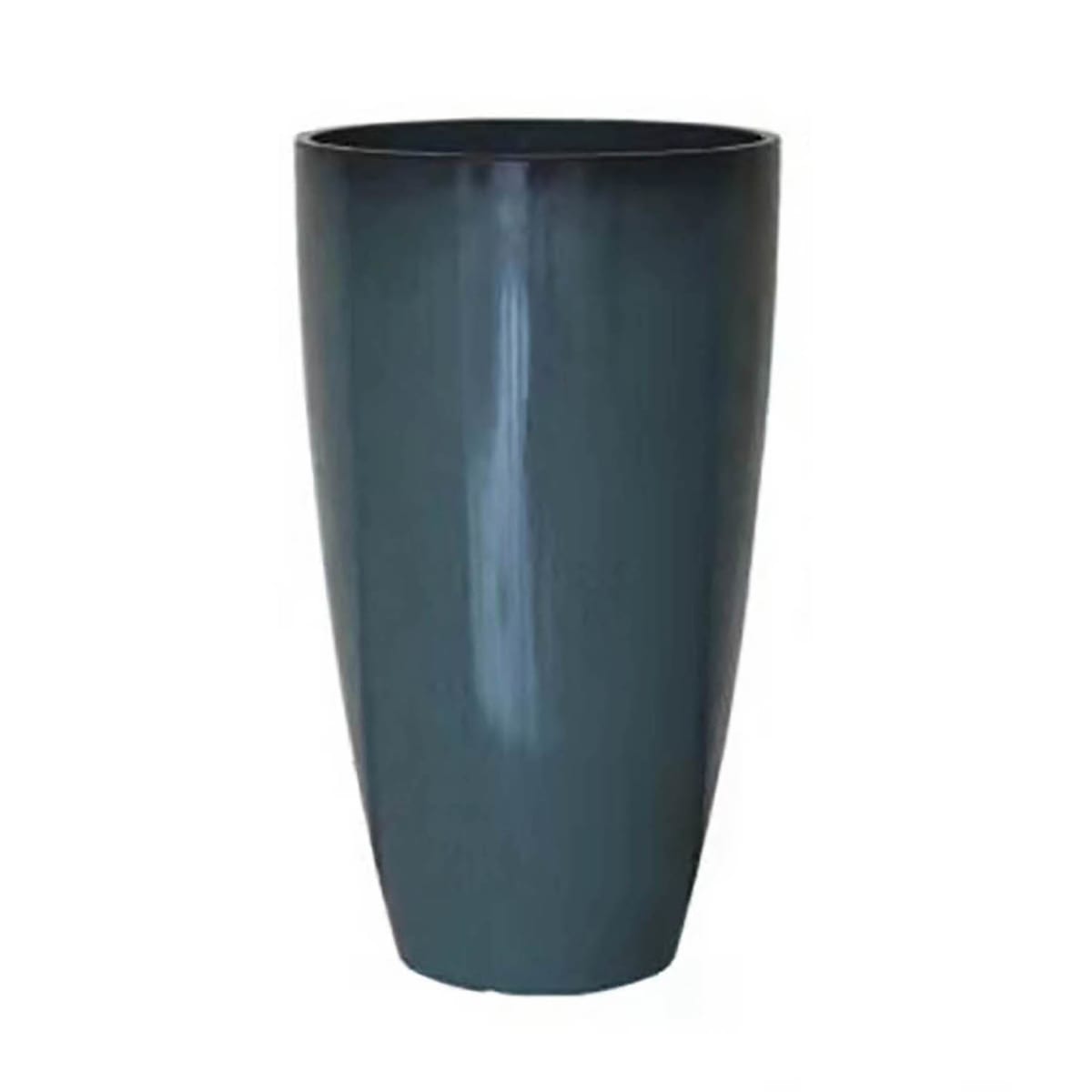 Macetero Polietileno Brillante Verde 53 cms1