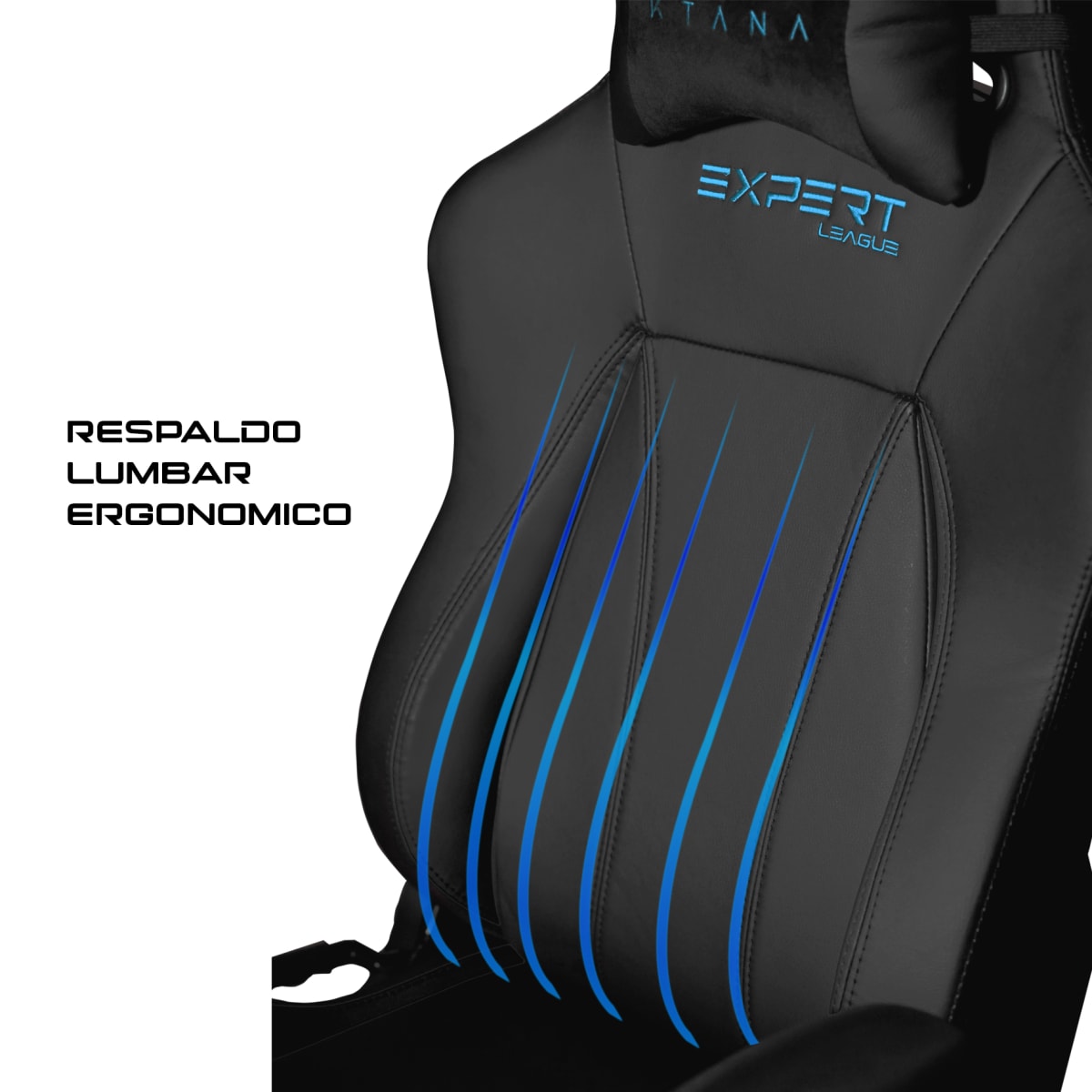 Silla Gamer Competición Expert League Ktana Azul con Mouse4