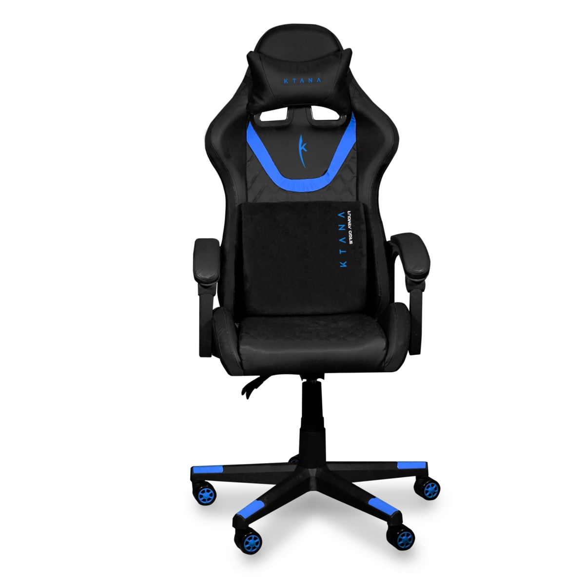 Silla Gamer modelo Ergo Prime Ktana Negra - Azul4
