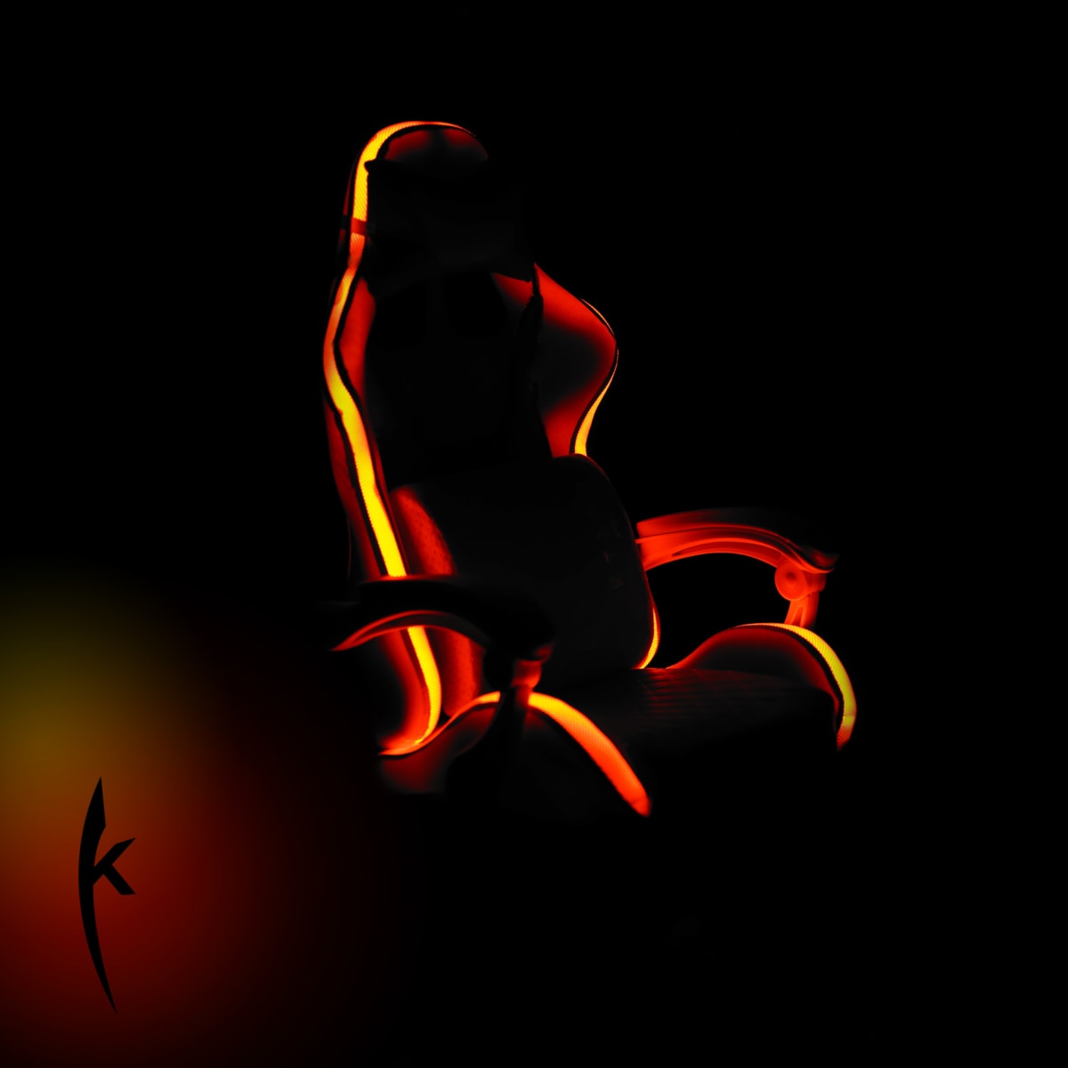 Silla Gamer Led Spectre Premier Ktana Roj7