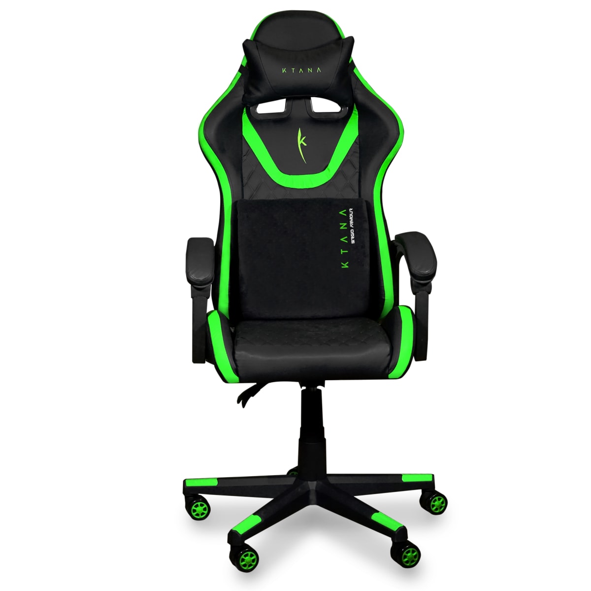 Silla Gamer modelo Ergo Prime Ktana Negra - Verde6