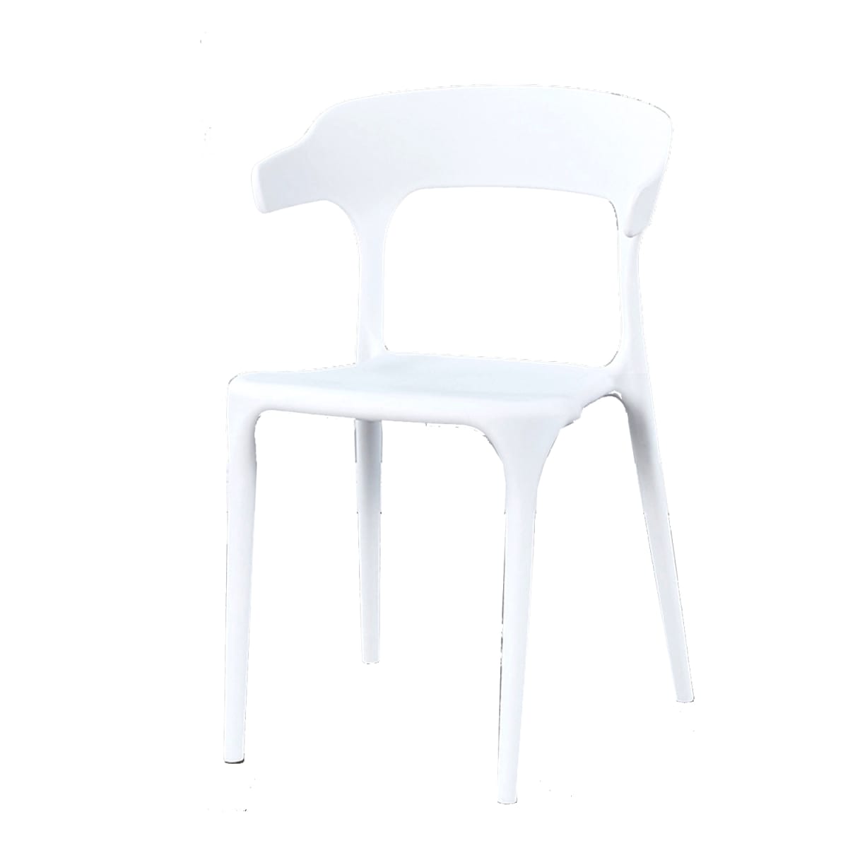 Silla Terraza PVC Rígido Blanca Modelo Terra2