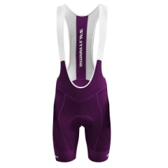 Calza ciclismo Bib Shorts Pocket Vino